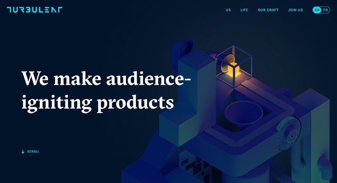 Designs criativos de sites WordPress